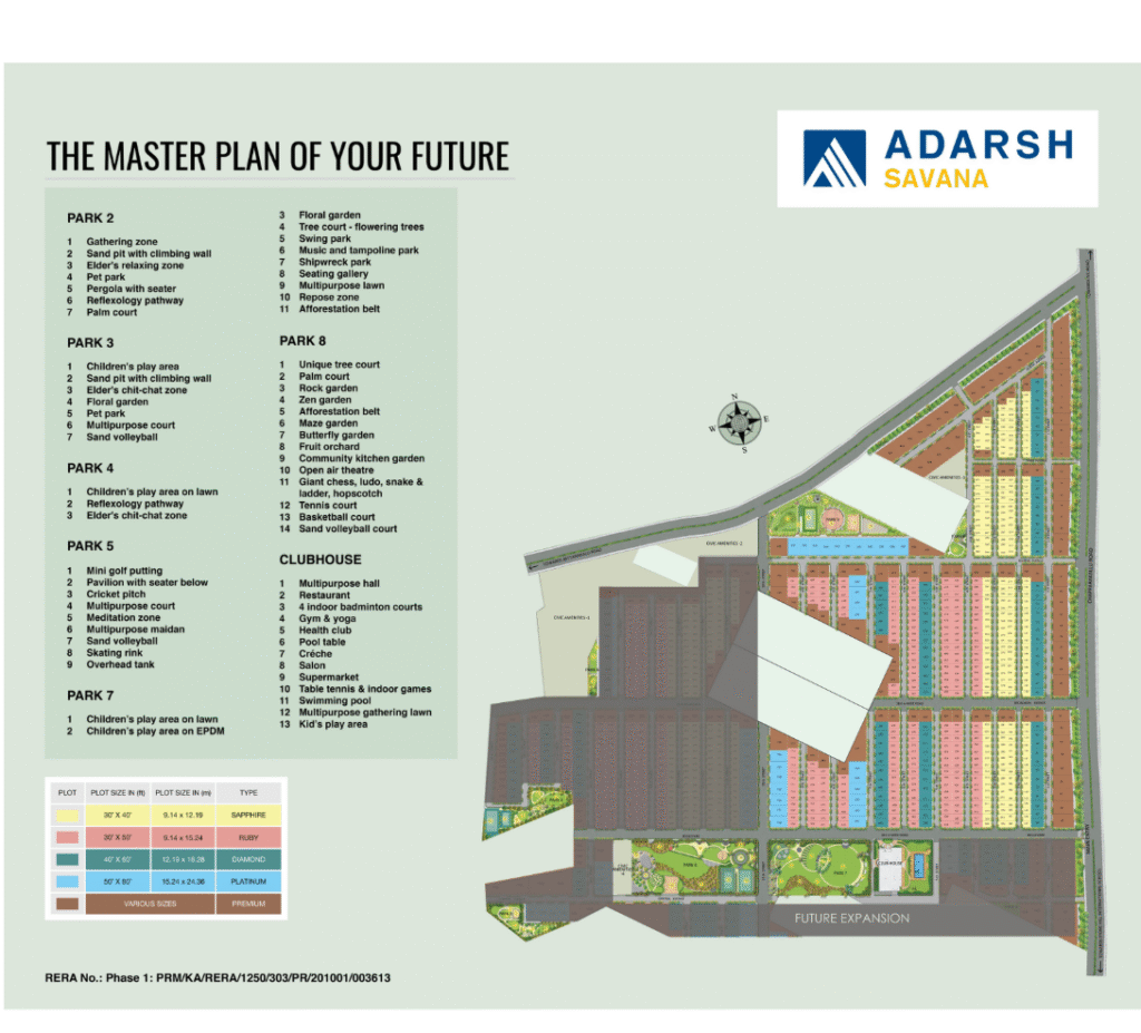 Adarsh Savana Master plan